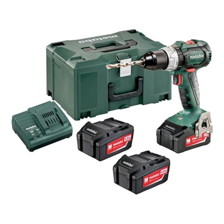 Metabo BS 18 LT BL Akku-Bohrschrauber 3x 4 Ah Li-Ion Akkus Set