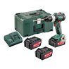 Metabo BS 18 LT BL Akku-Bohrschrauber 3x 4 Ah Li-Ion Akkus Set