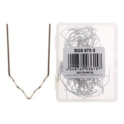 BGS Reparatur-Klammern V-Form Ø 0,6 mm 100-tlg.