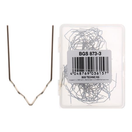 BGS Reparatur-Klammern V-Form Ø 0,6 mm 100-tlg.