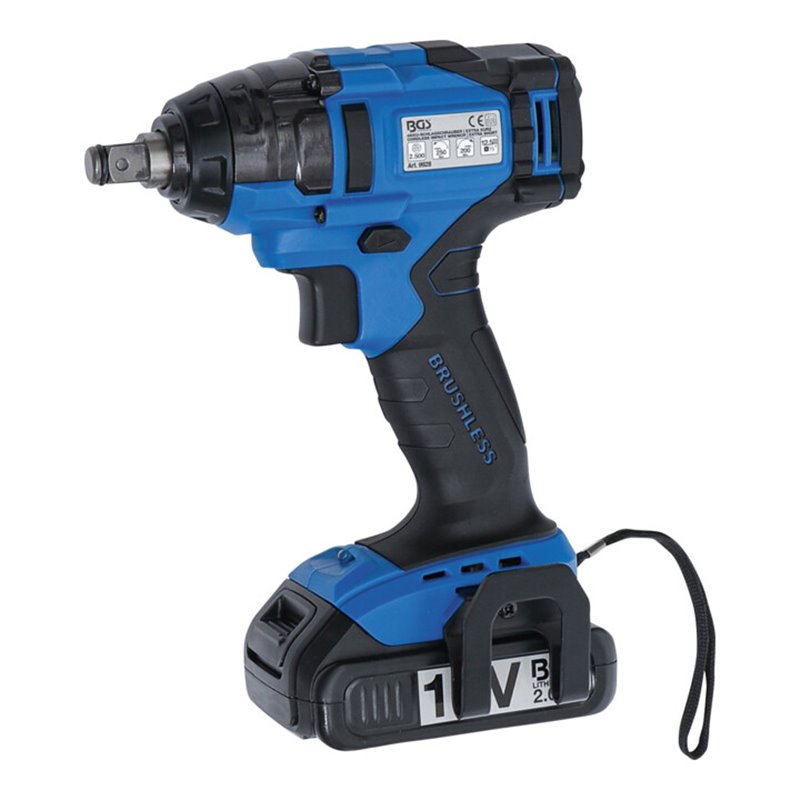 BGS Akku-Schlagschrauber extra kurz 250 Nm max. 2.500 U/min 18 V