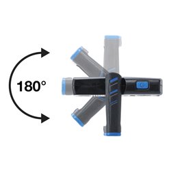 BGS COB-LED-Werkstattleuchte mit Magnet und Haken klappbar mit induktiver Ladefunktion