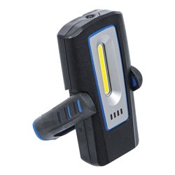 BGS COB-LED-Werkstattleuchte mit Magnet und Haken klappbar mit induktiver Ladefunktion