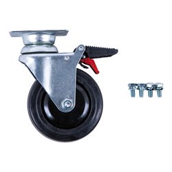 KS Tools Lenkrolle mit Bremse zu PERFORMANCEplus Werkstattwagen inkl. Schrauben