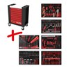 KS Tools Performanceplus Werkstattwagen-Satz P10 mit 338 Werkzeugen für 6 Schubladen