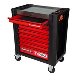 KS Tools Performanceplus Werkstattwagen-Satz P10 mit 284 Werkzeugen für 6 Schubladen