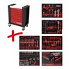 KS Tools Performanceplus Werkstattwagen-Satz P10 mit 271 Werkzeugen für 6 Schubladen