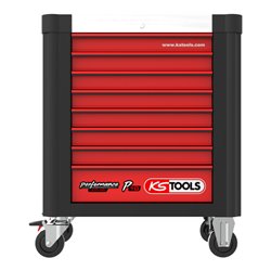 KS Tools Performanceplus Werkstattwagen-Satz P10 mit 271 Werkzeugen für 6 Schubladen