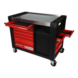 KS Tools Performanceplus Werkstattwagen-Satz P35 mit 279 Werkzeugen für 5 Schubladen