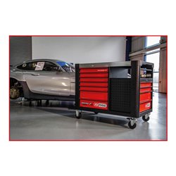 KS Tools Performanceplus Werkstattwagen-Satz P35 mit 279 Werkzeugen für 5 Schubladen