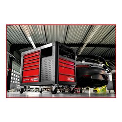 KS Tools Performanceplus Werkstattwagen-Satz P35 mit 279 Werkzeugen für 5 Schubladen