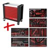 KS Tools Performanceplus Werkstattwagen-Satz P25 mit 416 Werkzeugen für 6 Schubladen