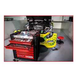 KS Tools Performanceplus Werkstattwagen-Satz P10 mit 403 Werkzeugen für 7 Schubladen