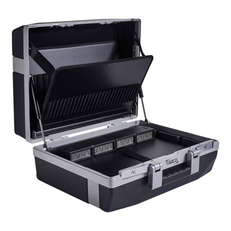 Raaco Service-Werkzeugkoffer mit Bodenschale und Werkzeugtafeln, Typ: XL