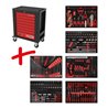 KS Tools Performanceplus Werkstattwagen-Satz P15 mit 338 Werkzeugen für 6 Schubladen