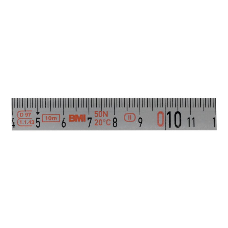 BMI Rostfreies Stahlbandmaß, in Kapsel, 30 m