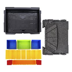 STIER Boxeneinsatz für Systainer I T-LOC inkl. Deckeleinlage