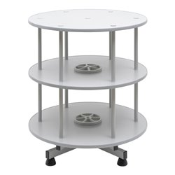 STIER Ordnerdrehsäule 2 Etagen für bis zu 48 Ordnern Ø 800mm x 850mm