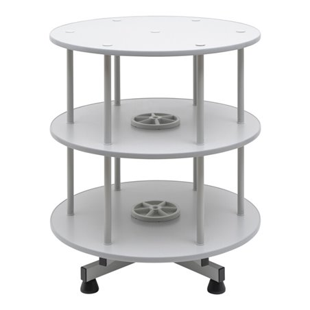 STIER Ordnerdrehsäule 2 Etagen für bis zu 48 Ordnern Ø 800mm x 850mm