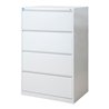 STIER Hängeregistraturschrank 4 Schubladen zweibahnig DIN A4 1330x840x620mm