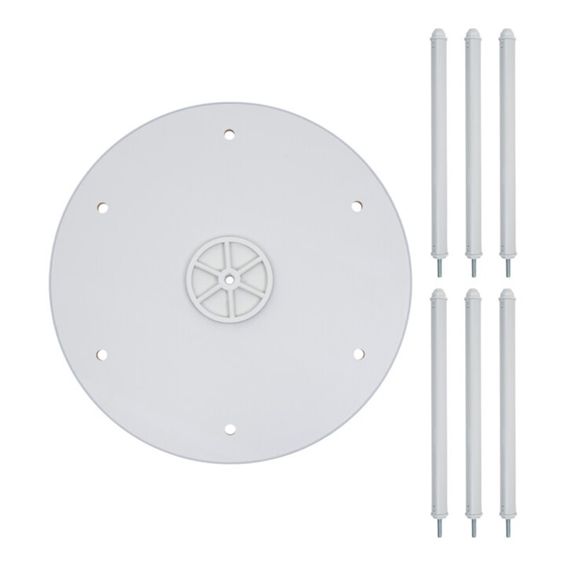 STIER Ordnerdrehsäule 1 Etage für bis zu 24 Ordnern Ø 800mm x 344mm Anbauelement