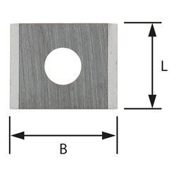 EDESSÖ HW Wendemesser 19,5 x 12 x 1,5 mm, 2- schneidig passend zu EDESSÖ 131222030