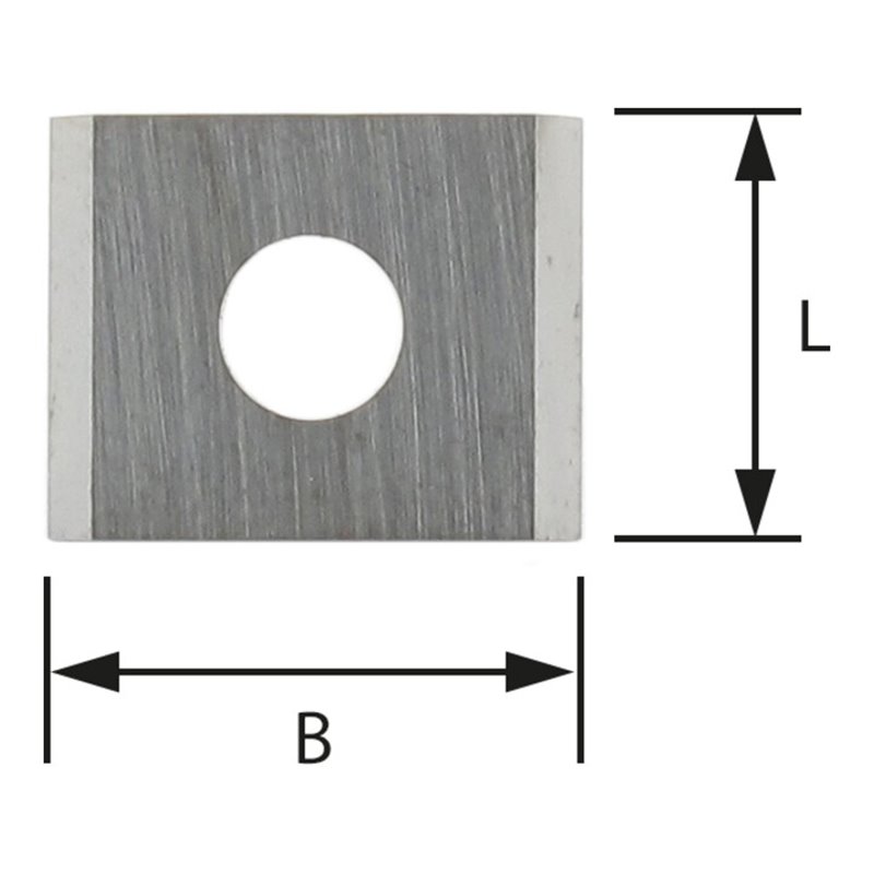 EDESSÖ HW Wendemesser 19,5 x 12 x 1,5 mm, 2- schneidig passend zu EDESSÖ 131222030