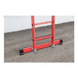 MUNK Günzburger Steigtechnik Sprossen-Anlegeleiter GFK mit Traverse