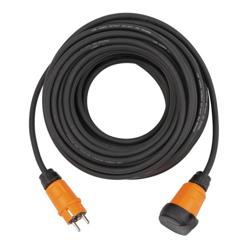 professionalLINE Verlängerungskabel VN 1200 IP44 10m schwarz H07RN-F 3G2,5