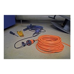 professionalLINE Verlängerungskabel VQ 2200 IP44 25m orange H07BQ-F 3G2,5