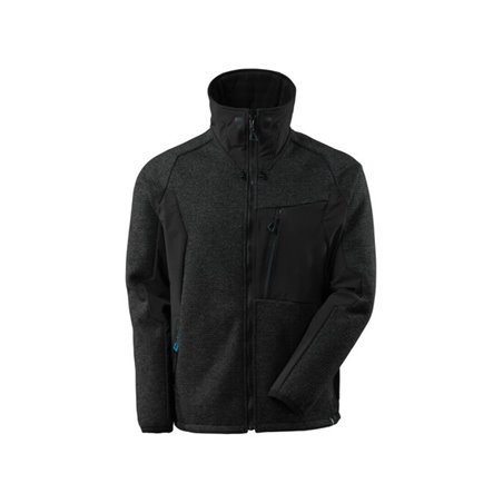 Mascot Jacke, Strick, mit Membran Strickjacke Schwarz-meliert/Schwarz