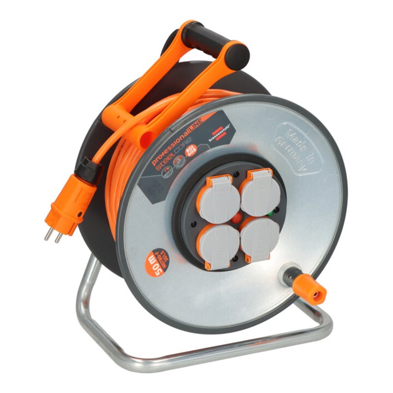 BRENNENSTUHL Kabeltrommel Stahlkern50B