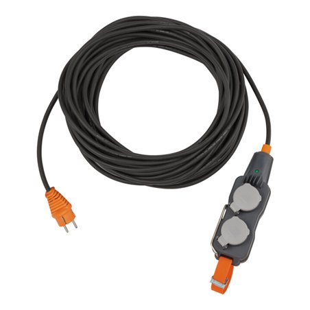 professionalLINE Powerblock mit Verlängerungskabel PB 1200 IP54 4-fach 10m schwarz H07RN-F 3G2,5