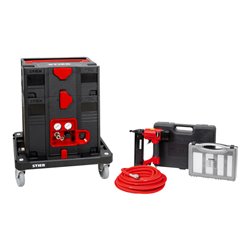 STIER Systainer-Kompressor-Set inkl. Systainer II T-Loc, Rollbrett + Druckluftnagler 6-teilig