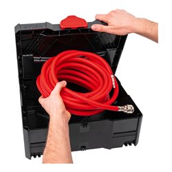 STIER Systainer-Kompressor-Set inkl. Systainer II T-Loc, Rollbrett + Druckluftnagler 6-teilig