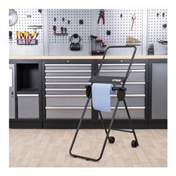 STIER Putzpapier-Rollen Bodenständer fahrbar LxH 440x880mm