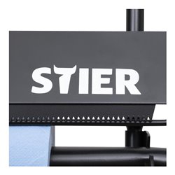 STIER Putzpapier-Rollen Bodenständer fahrbar LxH 440x880mm