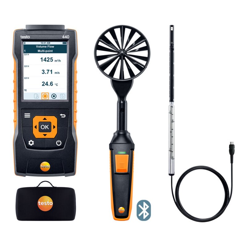 Testo 440 Strömungs-Kombi-Set 1 mit Bluetooth