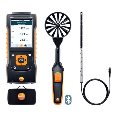 Testo 440 Strömungs-Kombi-Set 1 mit Bluetooth