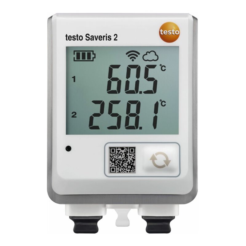 Testo Saveris 2-T3 Funk-Datenlogger, 2 Anschlüsse für TE-Temperaturfühler