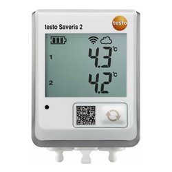 Testo Saveris 2-T2 Funk-Datenlogger, 2 Anschlüsse für NTC-Temperaturfühler