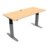 STIER Elektrisch höhenverstellbarer Schreibtisch 501-23 mel. 68-120cm