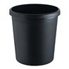 Papierkorb 18l H331xØ315mm m.Griffrand Ku.schwarz