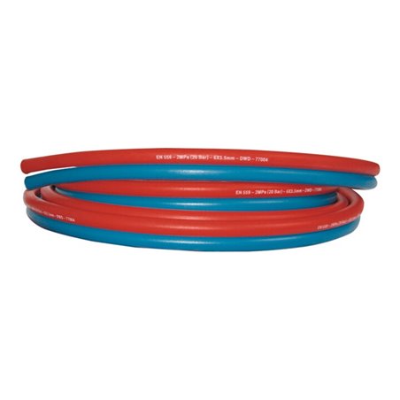 Zwillingsautogenschlauch 766 ID 9x6mm Wandst.3,5x5mm L.50m Rl.WOLLERT