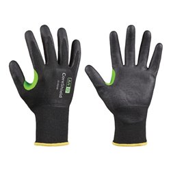 Schnittschutzhandschuhe CoreShield 18G A4/D Gr.9 schwarz EN 388 PSA II 10 PA