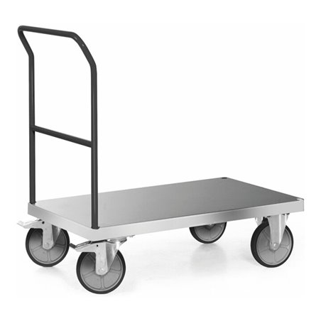 Rocholz Plattformwagen 600 kg 1000x600 mit 1 Schiebebügel