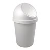 Abfallbehälter H700xØ403mm 45l lichtgrau HELIT