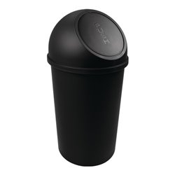 Abfallbehälter H615xØ312mm 25l schwarz HELIT