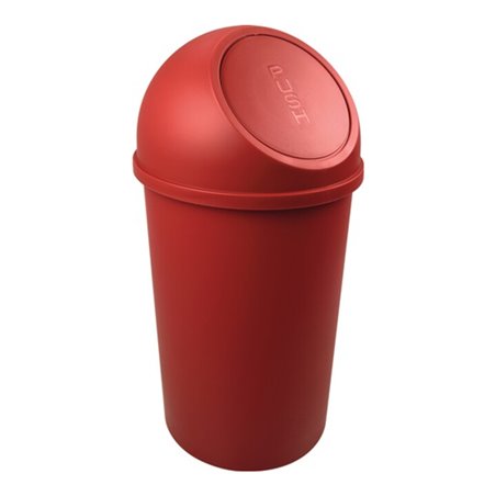 Abfallbehälter H615xØ312mm 25l rot HELIT