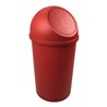 Abfallbehälter H615xØ312mm 25l rot HELIT